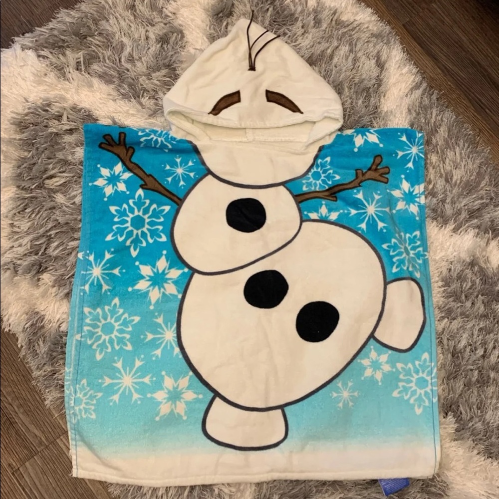 Frozen OLAF Poncho ONe Size